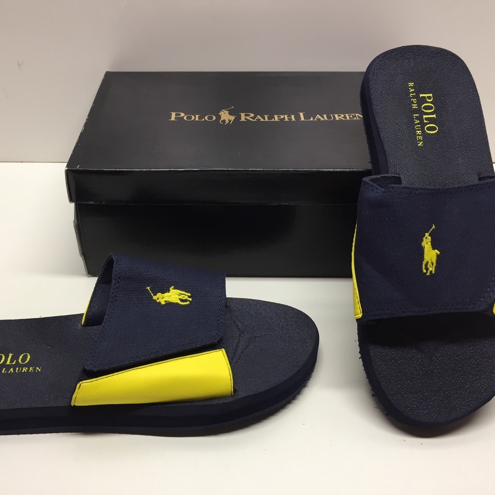 Ralph Lauren Polo Alim Slides Sandals Mens 9